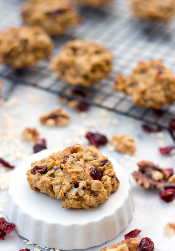 Brown Butter Pumpkin Oatmeal Cookies