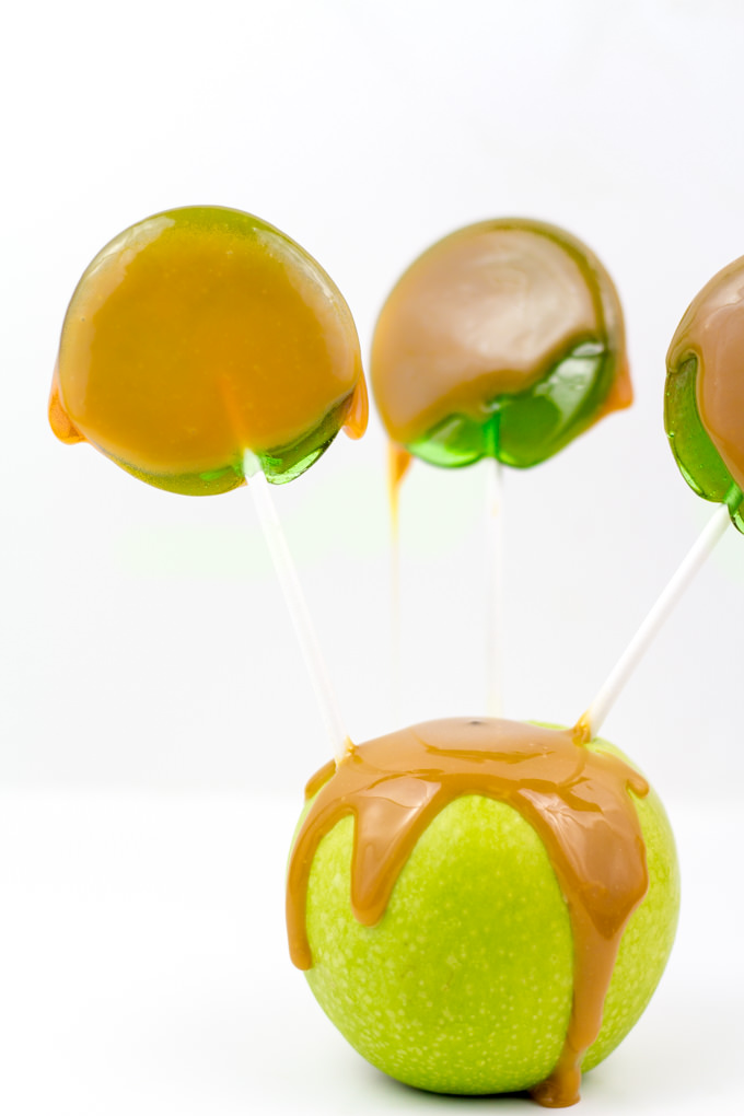 Homemade Caramel Apple Pops