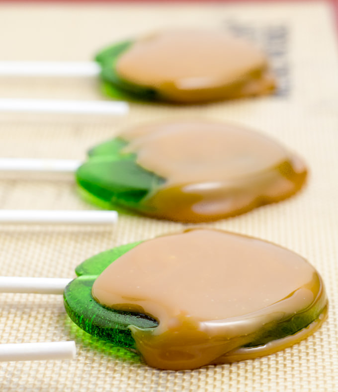 Caramel Apple Pops