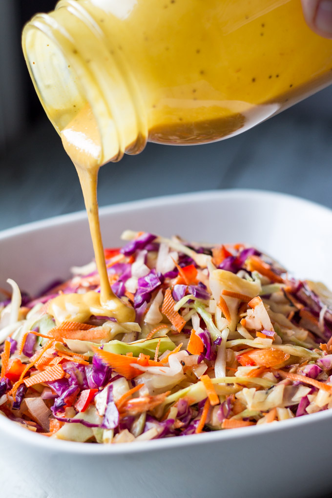 Grilled Mustard BBQ Slaw