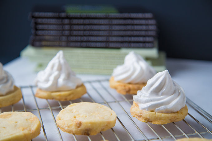 White Chocolate Chunk Cookies with Marshmallow