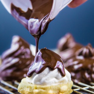 Dipped Marshmallow White Chocolate Chunk Cookies