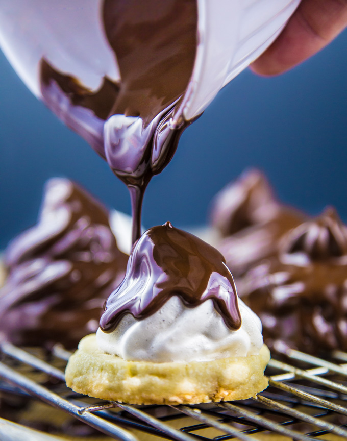 Dipped Marshmallow White Chocolate Chunk Cookies