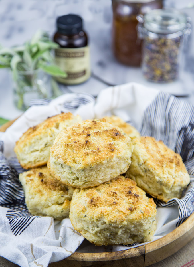 Double Vanilla Sage Biscuits