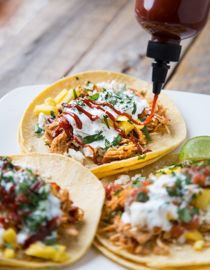 Tinga Chicken Tacos