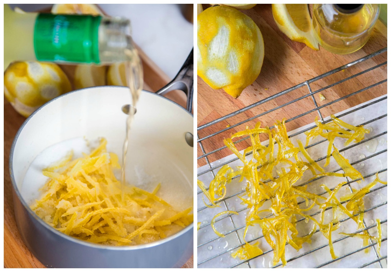 Limoncello Candied Lemon Zest