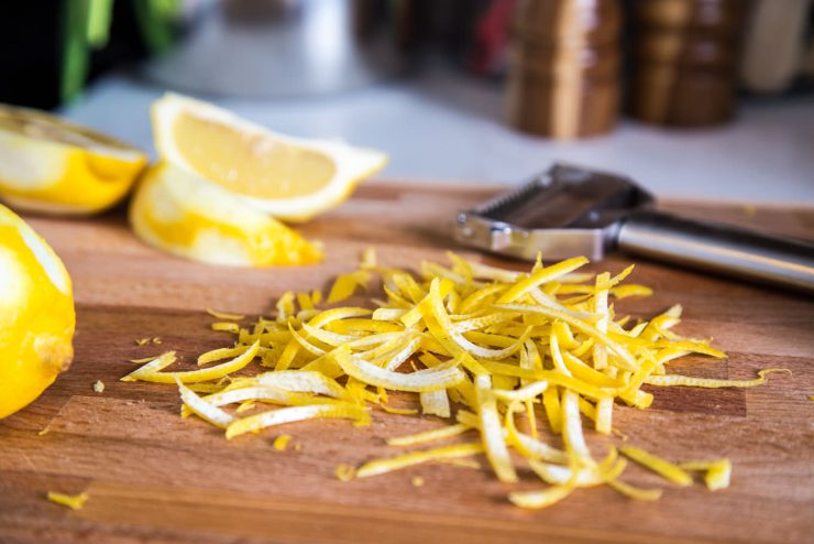 Limoncello Candied Lemon Zest