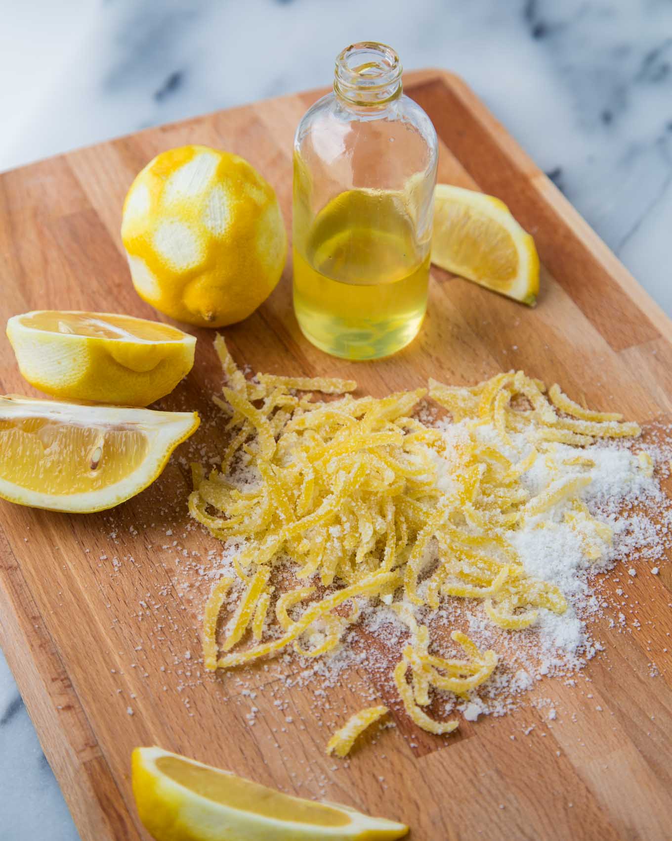 Limoncello Candied Lemon Zest