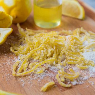 Limoncello Candied Lemon Zest