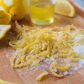 Limoncello Candied Lemon Zest