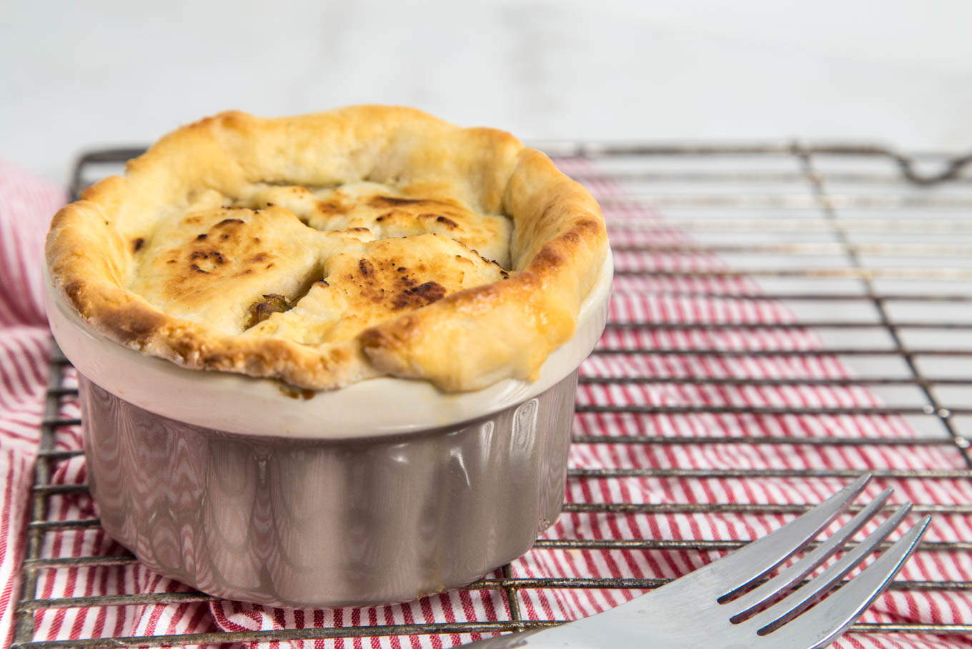 Chicken Pot Pie for One | Southern FATTY