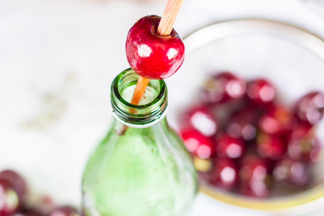 Trick to Pitting Cherries