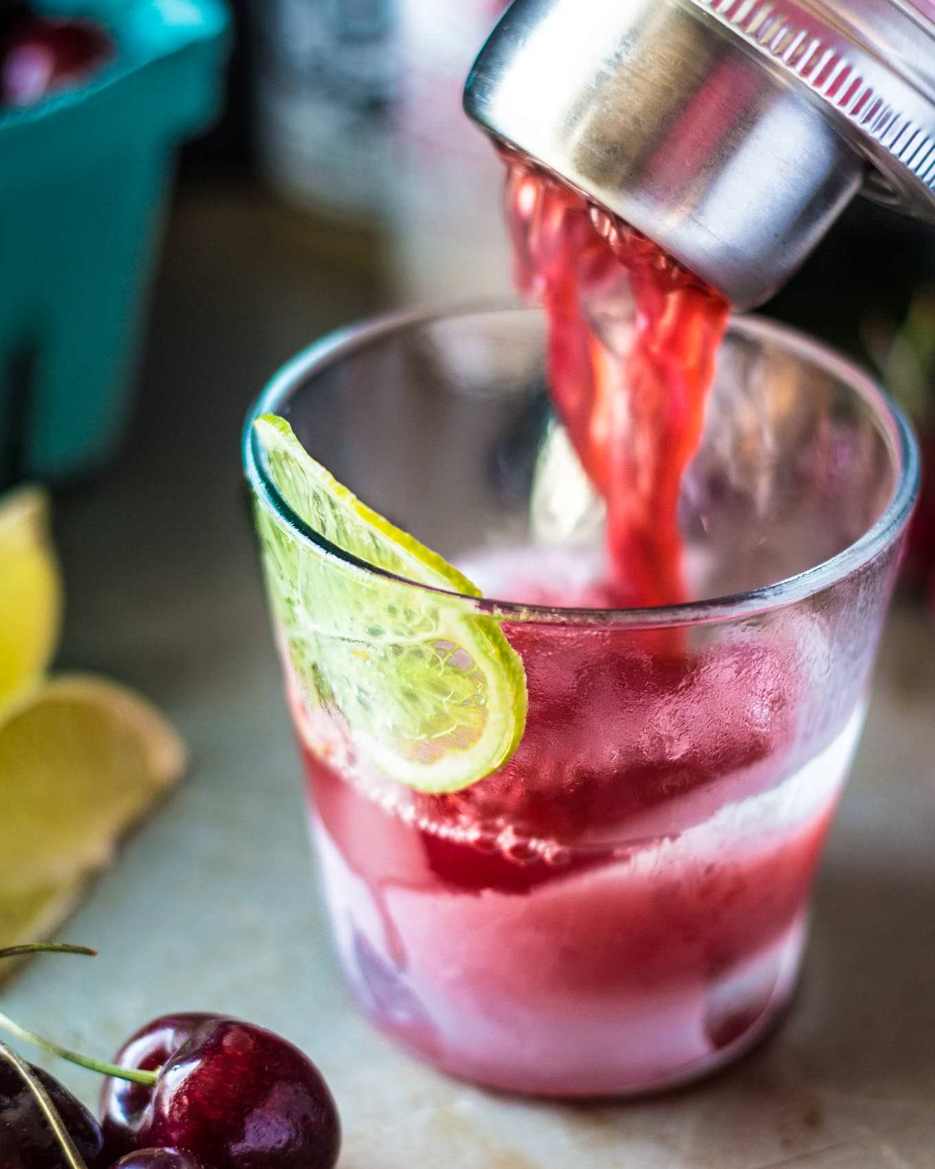 Loaded Cherry Gin Fizz