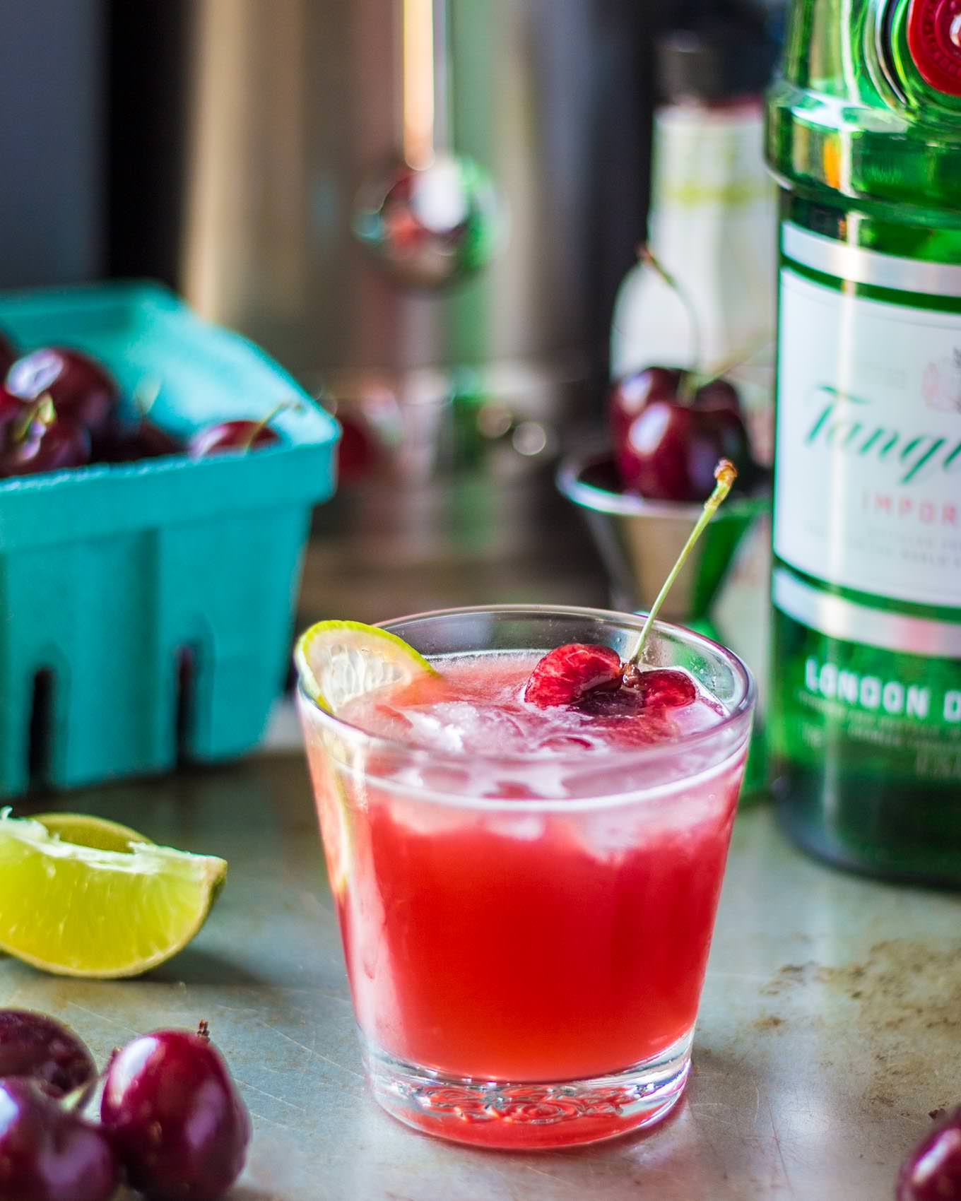 Loaded Cherry Gin Fizz