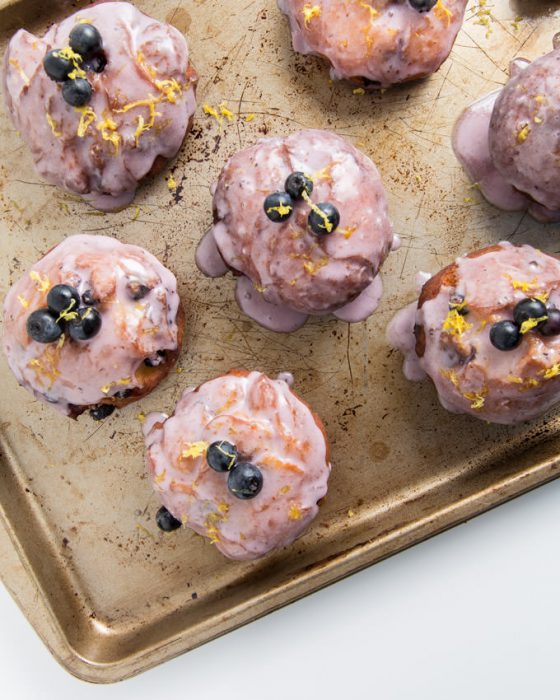 Blueberry Cake Donuts | Southern FATTY