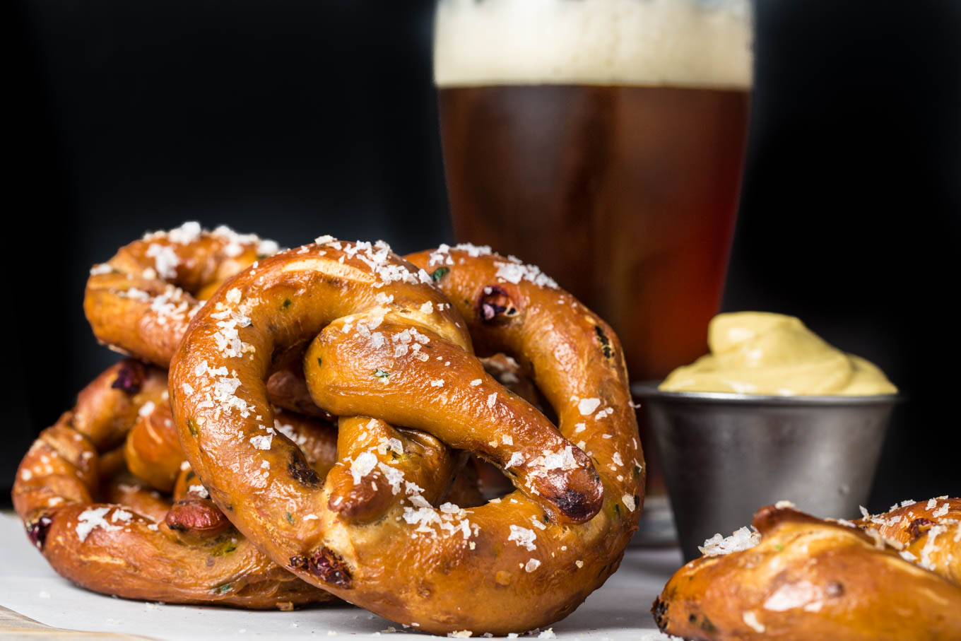 Sundried Tomato Basil Soft Pretzels from SouthernFATTY.com