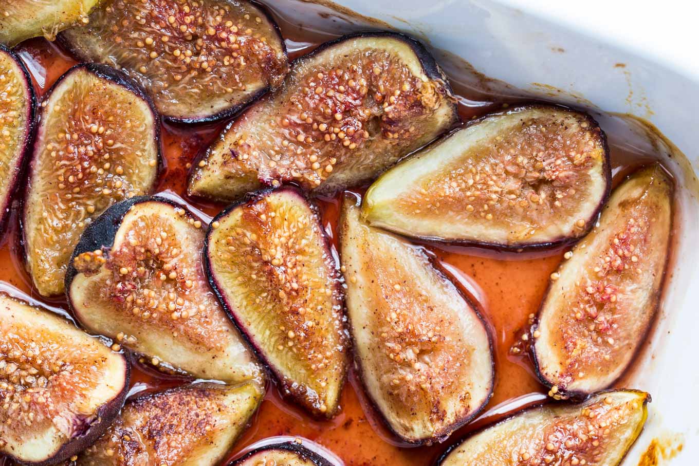 Honey Roasted Figs for Gelato - SouthernFATTY.com