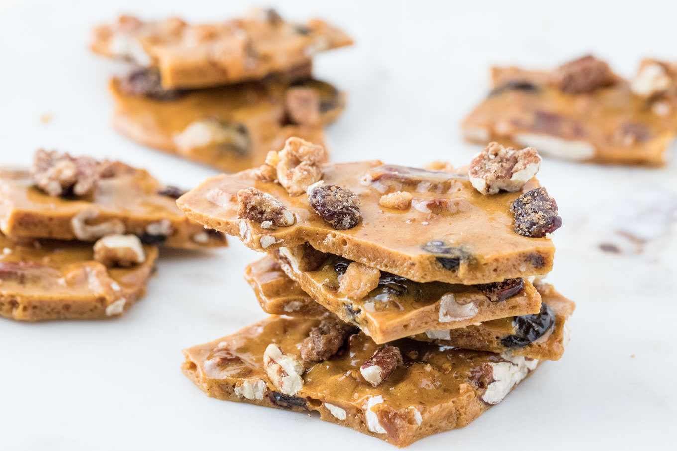 Maple Pecan Brittle Candy from SouthernFATTY.com