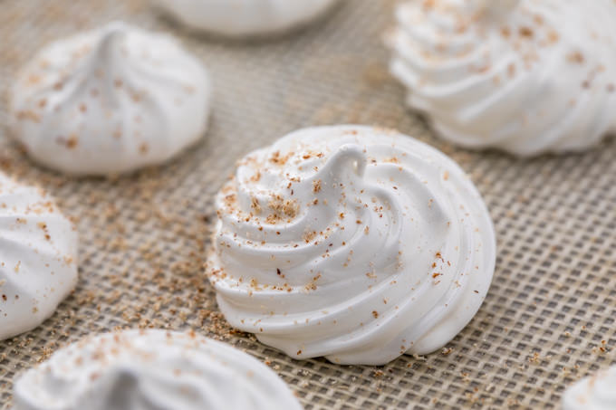 Nutmeg Meringues from SouthernFATTY.com