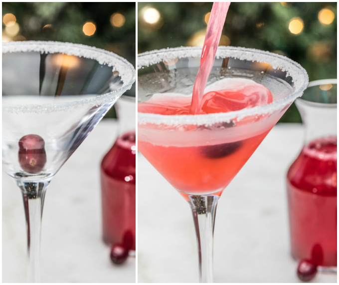 Cranberry Lemon Drop Martini from SouthernFATTY.com