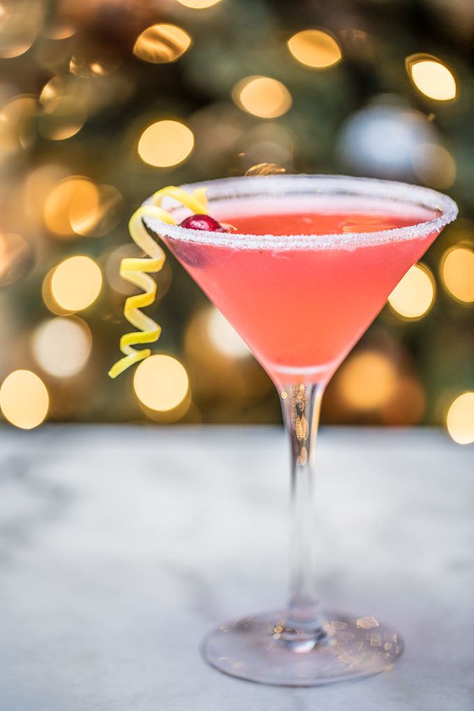 Cranberry Lemon Drop Martini from SouthernFATTY.com