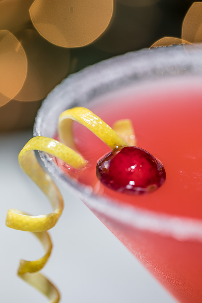 Cranberry Lemon Drop Martini from SouthernFATTY.com