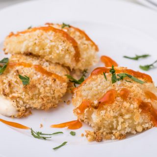 Honey Hot Crispy Mozzarella Bites