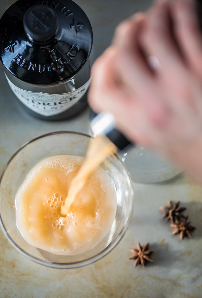 Persimmon Ginger Gin Fizz