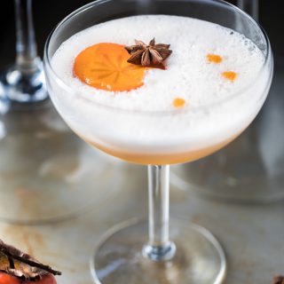 Persimmon Ginger Gin Fizz