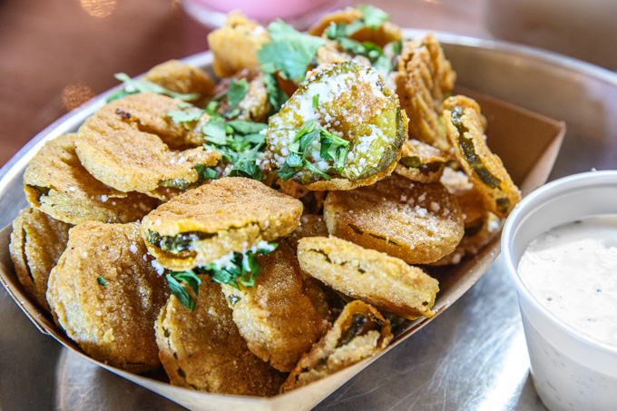 Feast BBQ in Louisville Fried Pickles