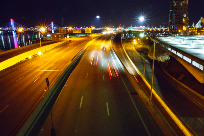 Louisville Streets at Night