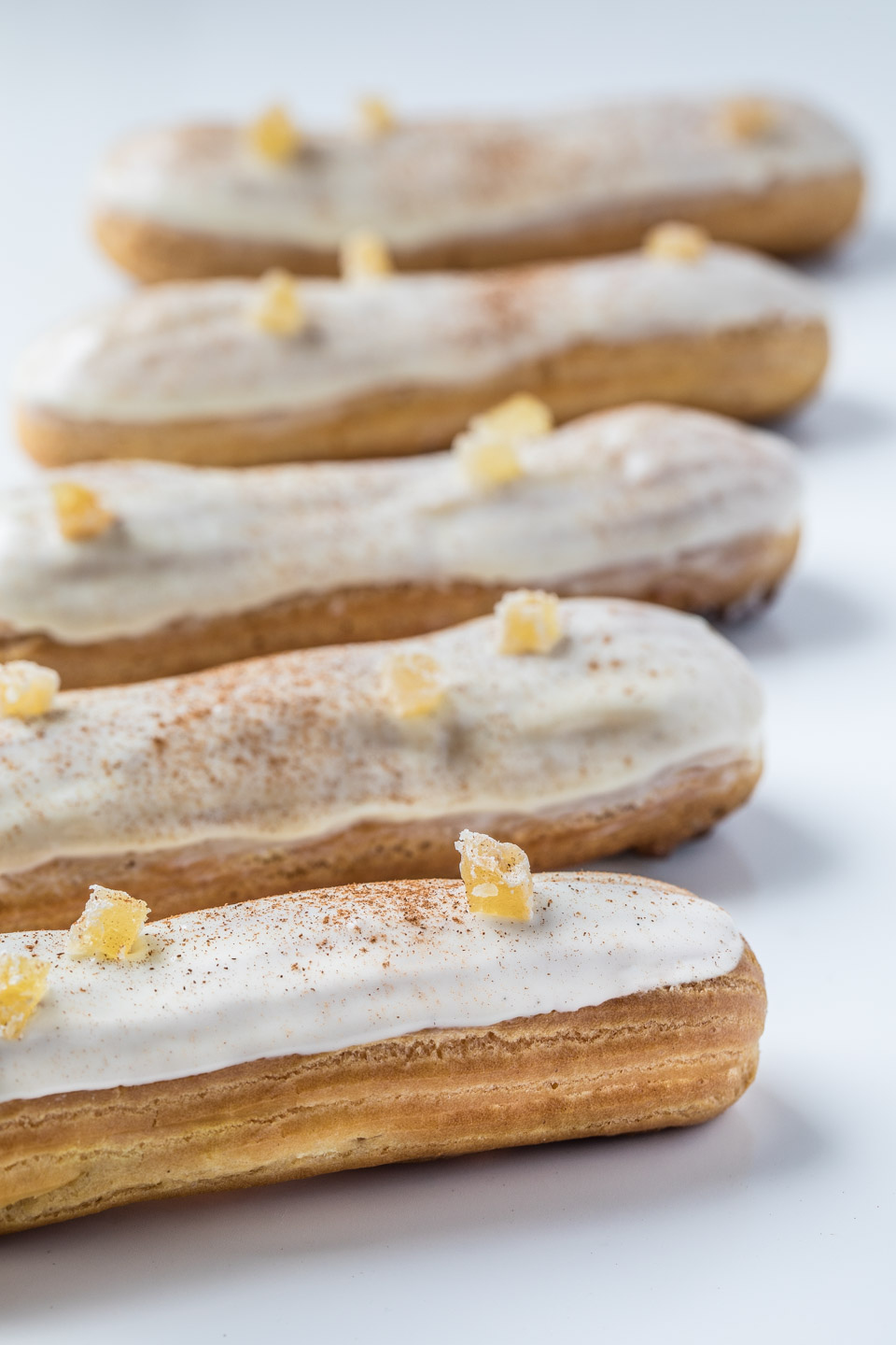 Chai Caramel Cream Eclairs from Southern Fatty