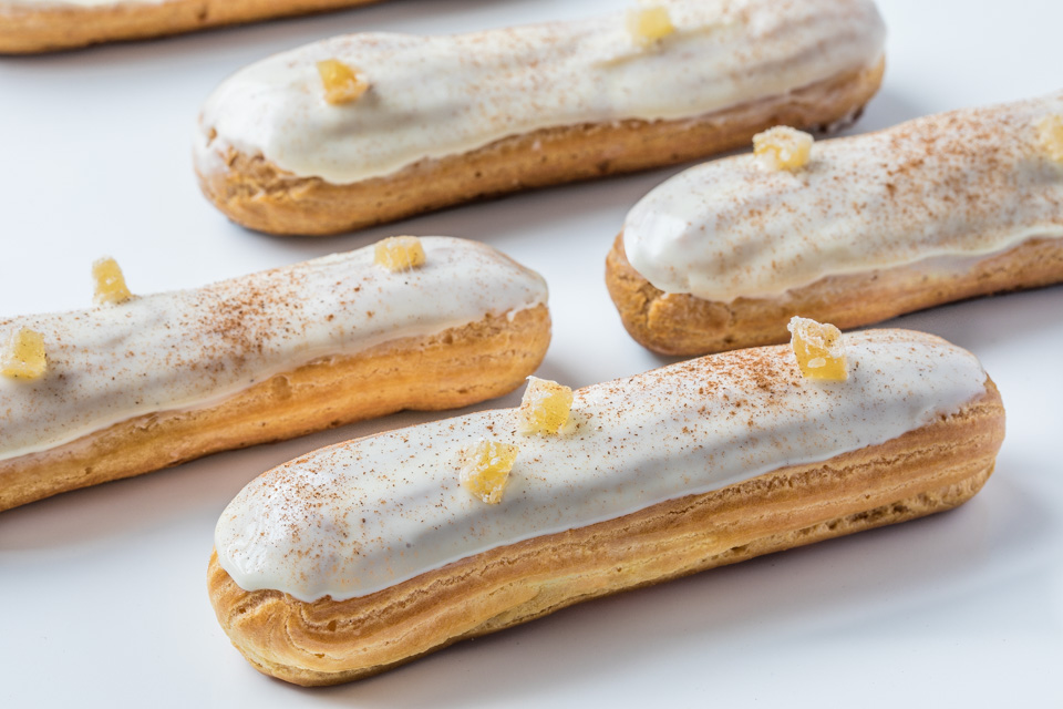 Chai Caramel Cream Eclairs from Southern Fatty