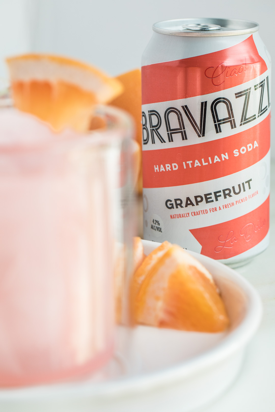 Grapefruit Italian Soda Adult Slushie