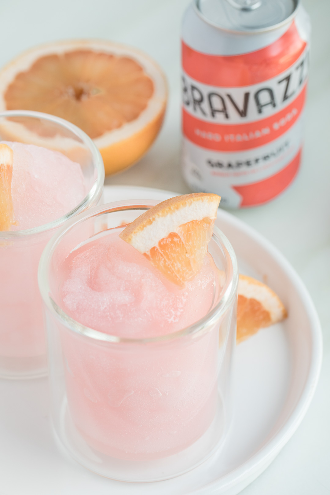 Grapefruit Italian Soda Adult Slushie