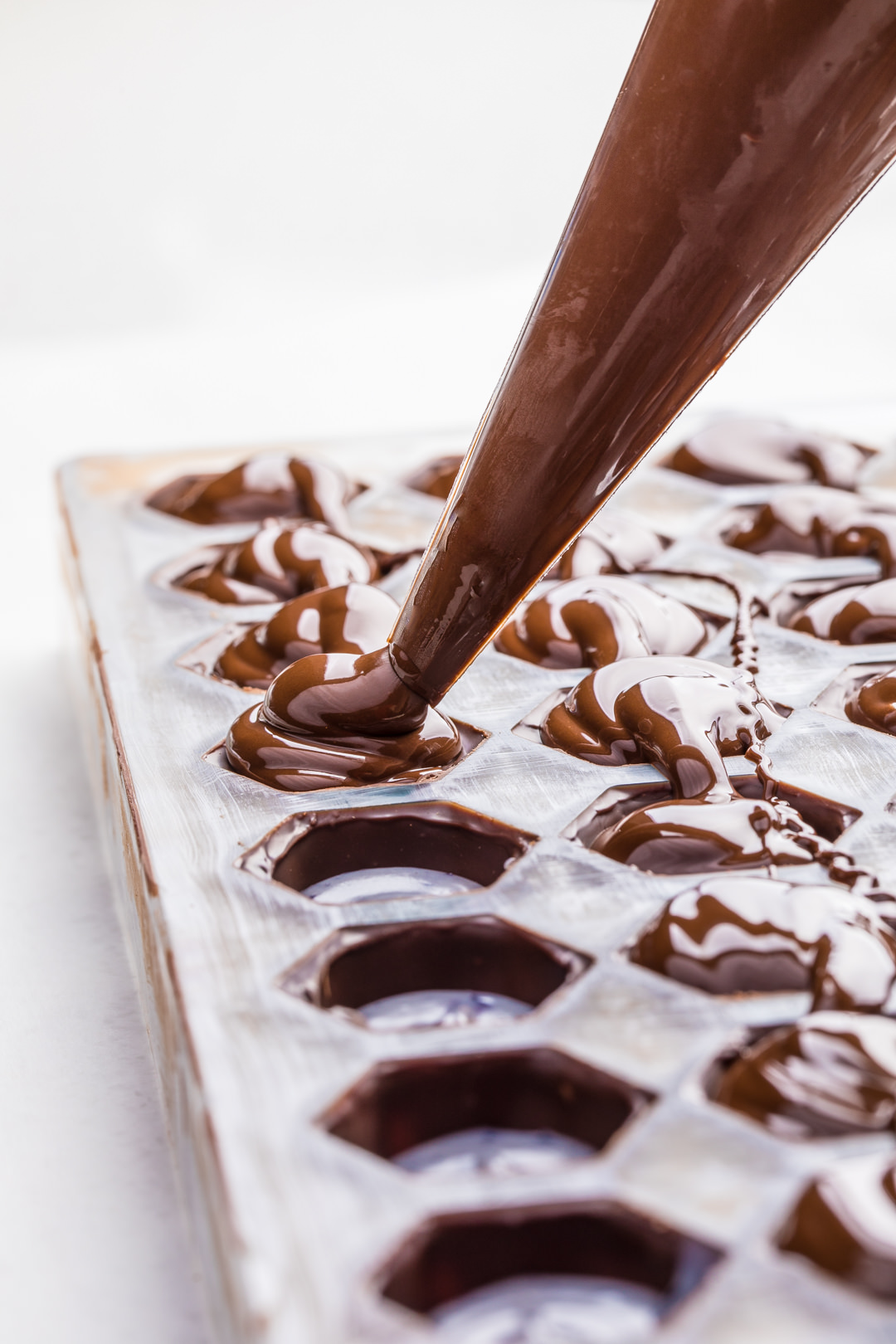 Capping the Chocolate Truffle Molds