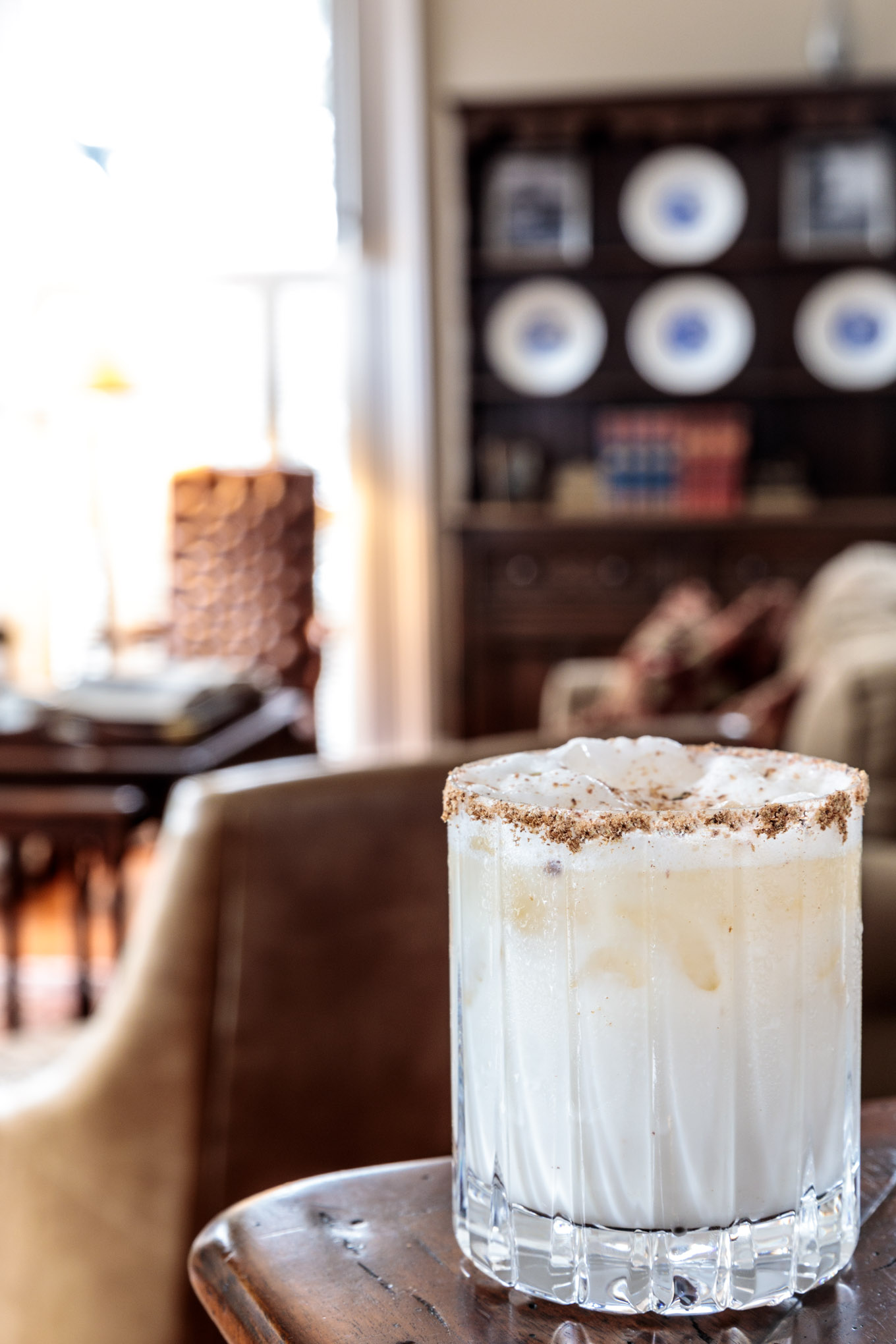 Bourbon Milk Punch from Southern Fatty