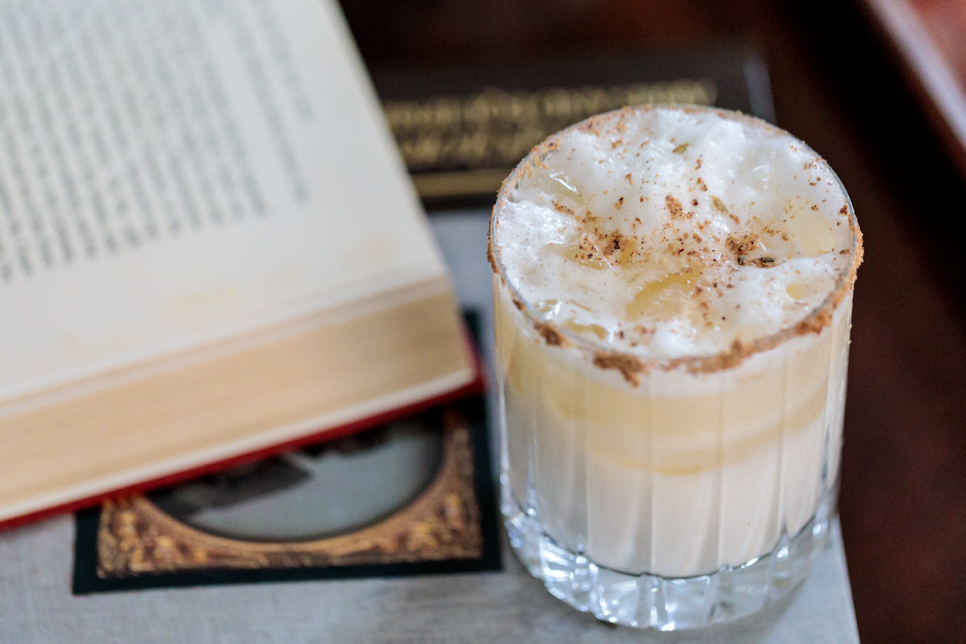 Bourbon Milk Punch from Southern Fatty