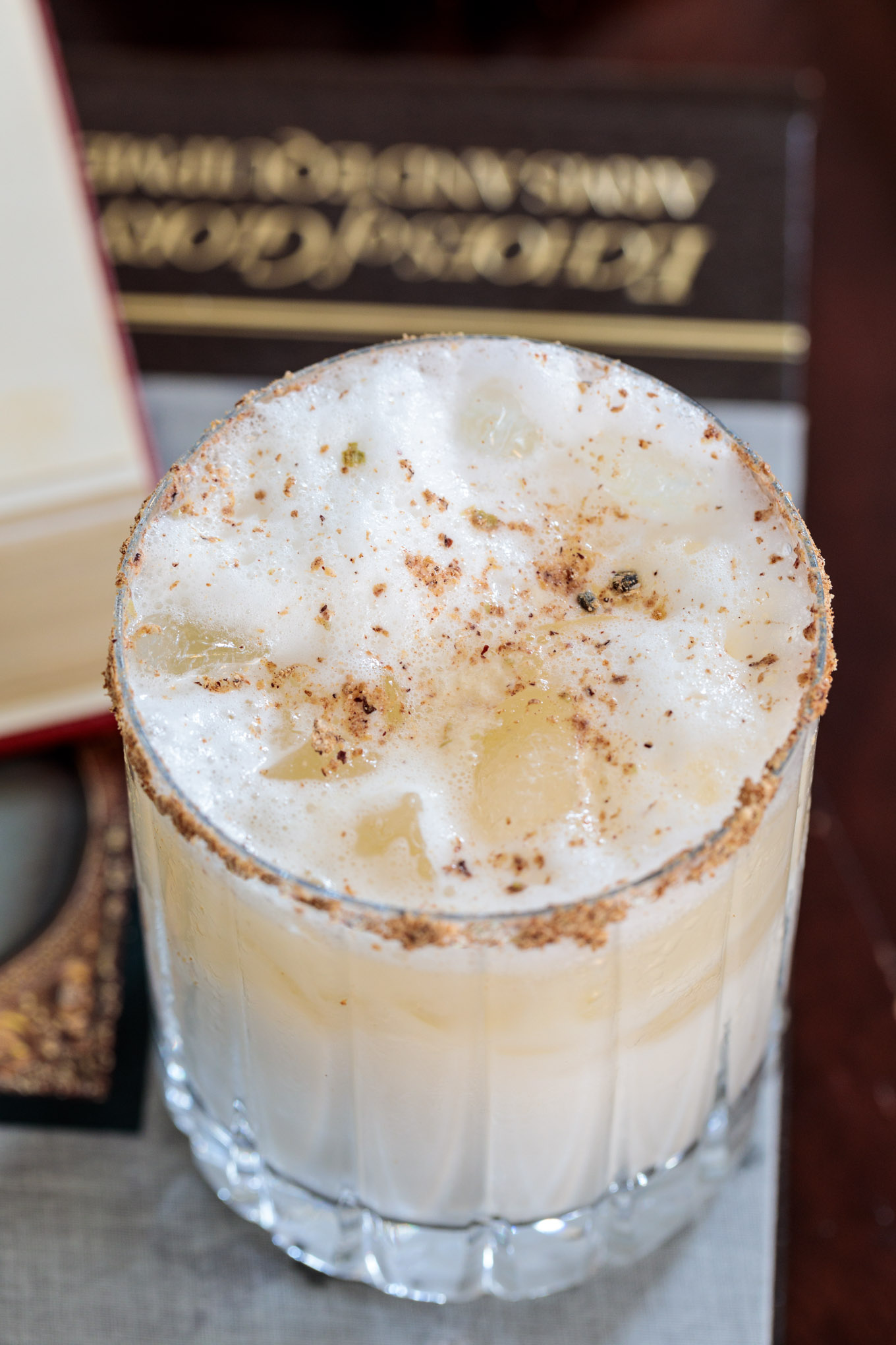 Bourbon Milk Punch from Southern Fatty