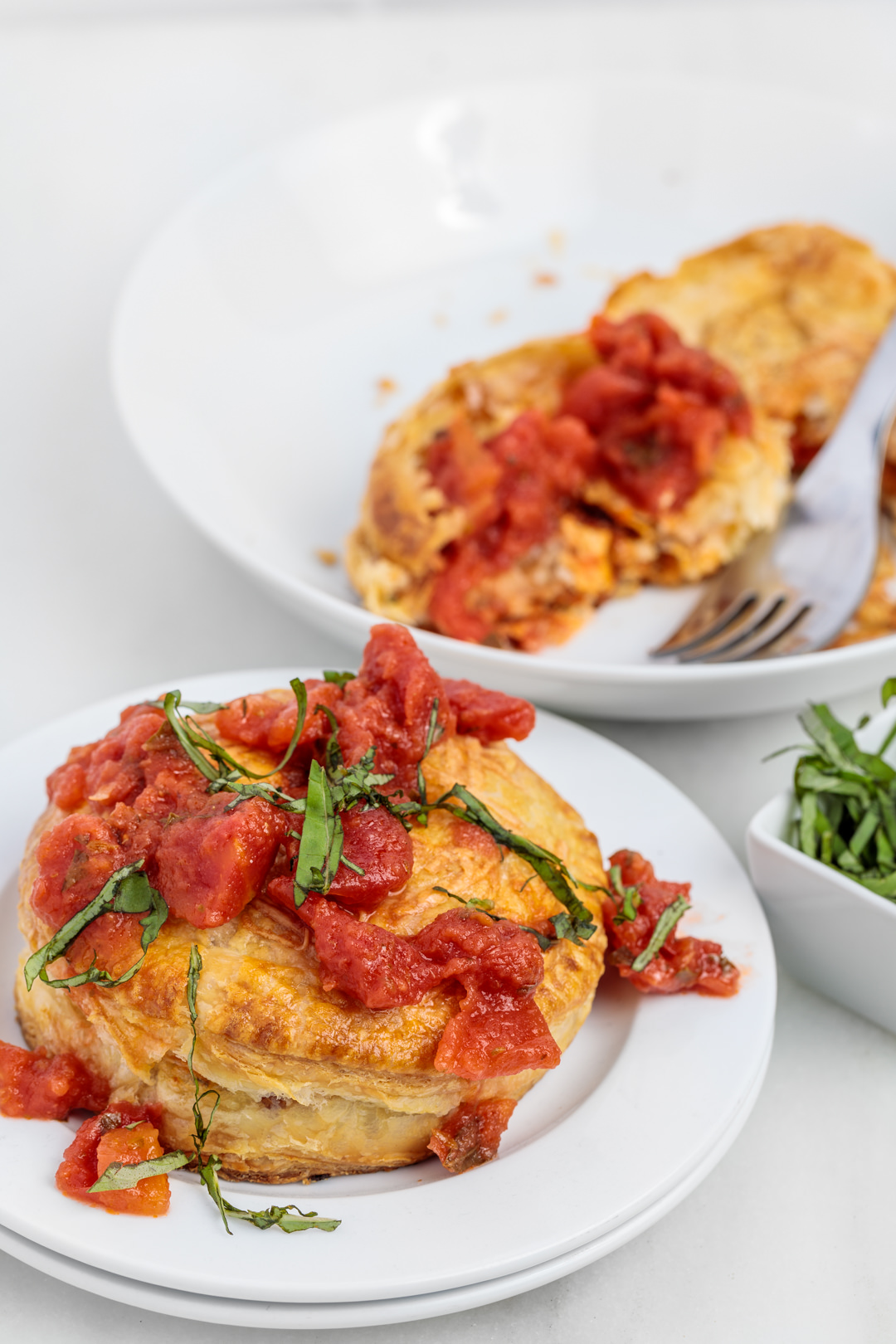 Baked Lasagna Hand Pies with Puff Pastry