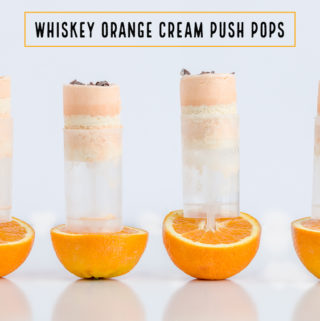 Whiskey Orange Cream Push Pop Ice Cream Recipe