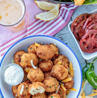 Beer Battered Jalapeño Hushpuppies