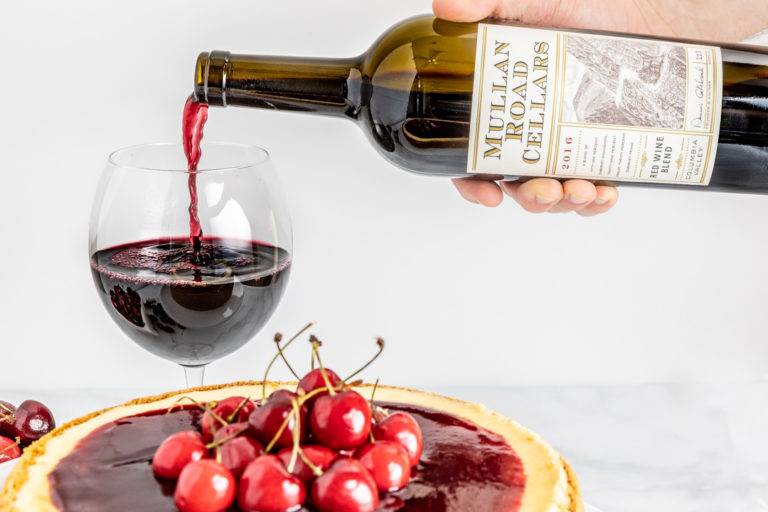 Red Wine Cherry Glazed Cheesecake Southern FATTY