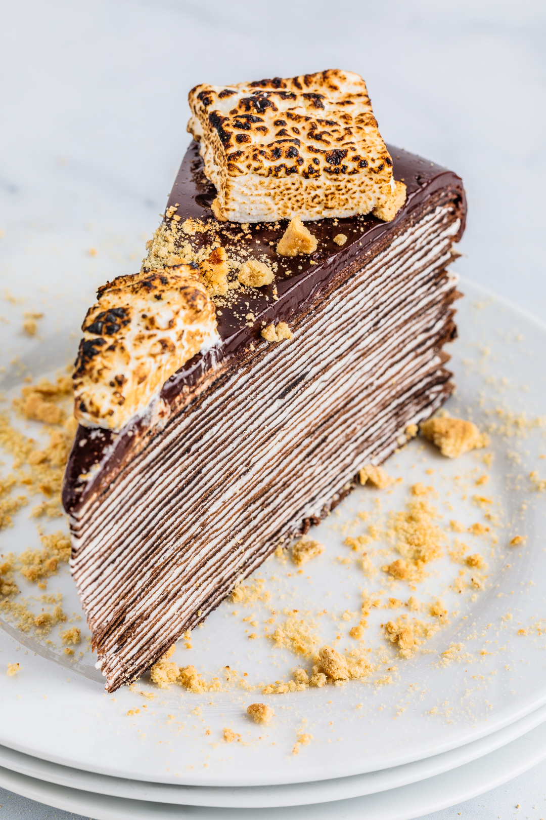 S’mores Crêpe Cake Southern FATTY