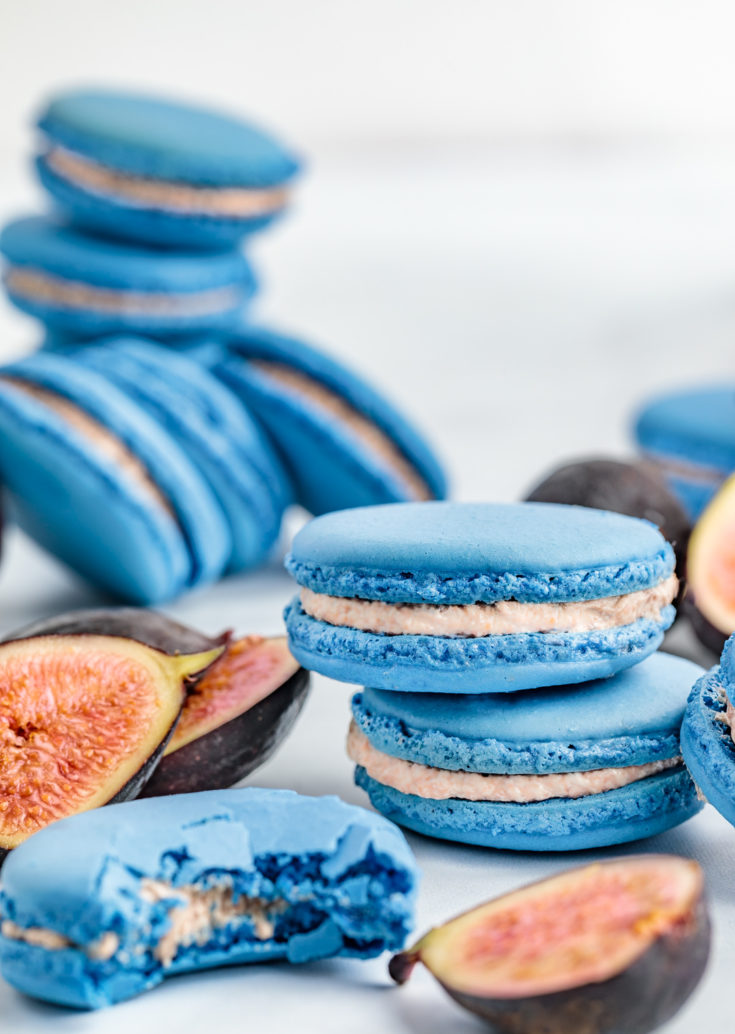 Honey Roasted Fig Macarons