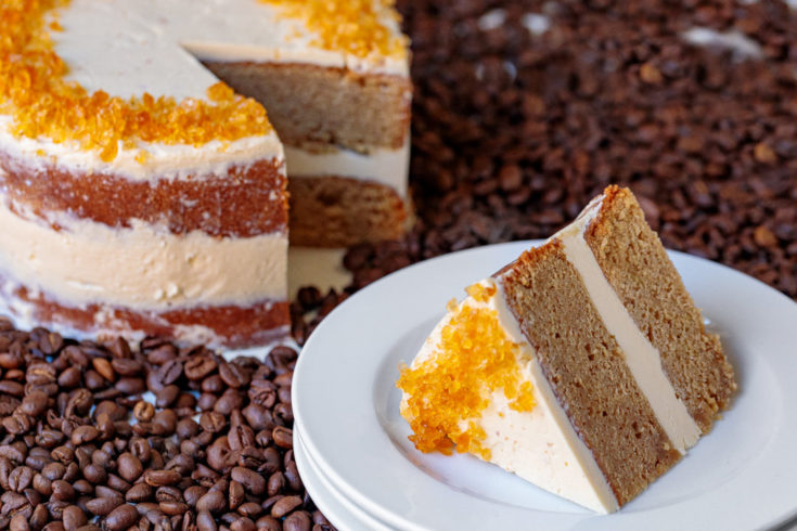 Vietnamese Coffee Cake with Espresso Buttercream