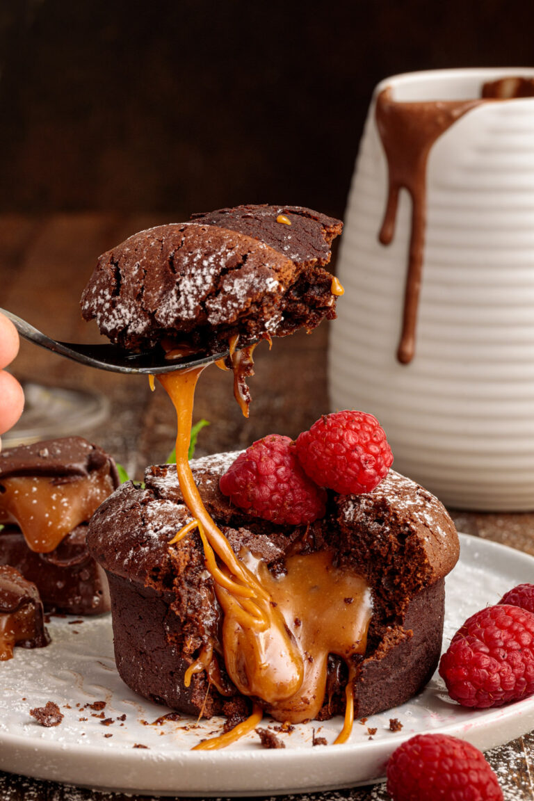 Molten Chocolate Caramel Truffle Lava Cakes Southern FATTY