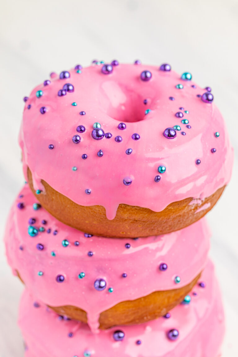 Cotton Candy Glazed Donuts Southern FATTY
