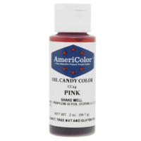 Pink Candy Making food Coloring, Oil Based, Americolor, 2 oz.