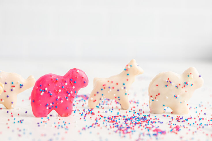 Frosted Animal Cookie Macarons